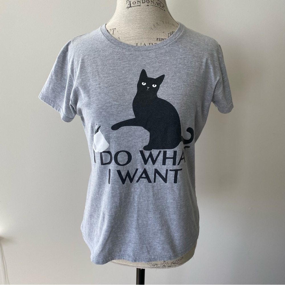 ‘I Do What I Want’ Cat Tee